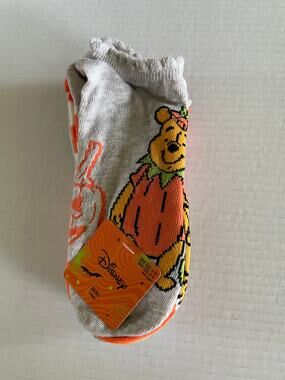Disney Winnie The Pooh Halloween 5 Pair Ankle Socks